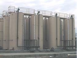 Solvent Tank Farm Installation